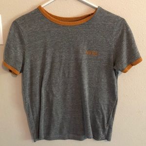 Grey vans tee